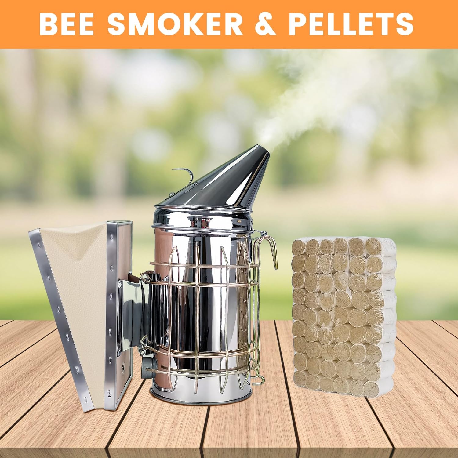 Newest 10 Frame Beehive Starter Kit Hand Painted Includes Beekeeping Supplies Tools and Sting Proof Bee Suit